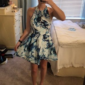 Keepsake halter dress